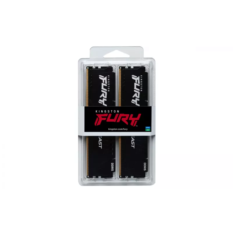 Kingston FURY Beast 32GB 6000MT/s DDR5 CL30 DIMM (2 vnt. rinkinys) Juoda EXPO