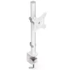 Monitoriaus laikiklis ENDORFY Atlas 27 colių (68,6 cm) ekranams, spaustuvinis prie stalo, VESA 75x75–100x100, max 8 kg, baltas