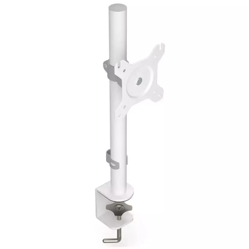 Monitoriaus laikiklis ENDORFY Atlas 27 colių (68,6 cm) ekranams, spaustuvinis prie stalo, VESA 75x75–100x100, max 8 kg, baltas