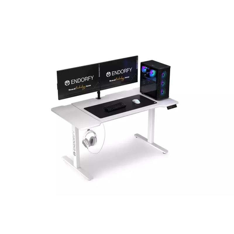 Stalas tiesus ENDORFY Atlas L Electric White 1500x780x720 mm