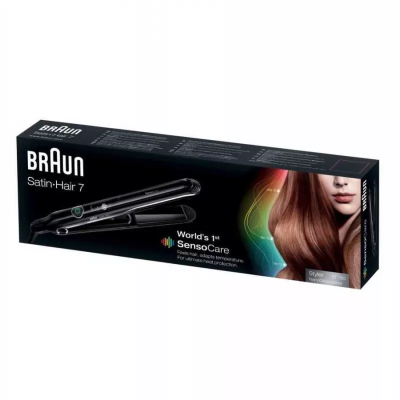 Braun Satin Hair 7 SensoCare ST780 tiesintuvas, juodas, 2 m