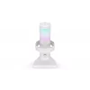 Mikrofonas PC ENDORFY AXIS Streaming White – USB, kardioidinis, 30–18 kHz, 192 kHz/24 bit, stalinis stovas, nutildymas, ausinių išvestis