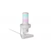 Mikrofonas PC ENDORFY AXIS Streaming White – USB, kardioidinis, 30–18 kHz, 192 kHz/24 bit, stalinis stovas, nutildymas, ausinių išvestis