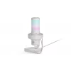 Mikrofonas PC ENDORFY AXIS Streaming White – USB, kardioidinis, 30–18 kHz, 192 kHz/24 bit, stalinis stovas, nutildymas, ausinių išvestis