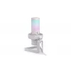 Mikrofonas PC ENDORFY AXIS Streaming White – USB, kardioidinis, 30–18 kHz, 192 kHz/24 bit, stalinis stovas, nutildymas, ausinių išvestis