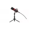 Mikrofonas PC ENDORFY Solum Streaming T – USB laidinis, 24 bitų / 48 kHz, 18–21000 Hz, stalinis stovas, ausinių išvestis, juodas