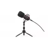 Mikrofonas PC ENDORFY Solum Streaming T – USB laidinis, 24 bitų / 48 kHz, 18–21000 Hz, stalinis stovas, ausinių išvestis, juodas