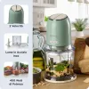 Ariete 438 Vintage Chopper, smulkintuvas ir ledo trupintuvas, 2 greičiai, 4 nerūdijančio plieno peiliai, 600 ml graduotas indas, 400 W, žalia