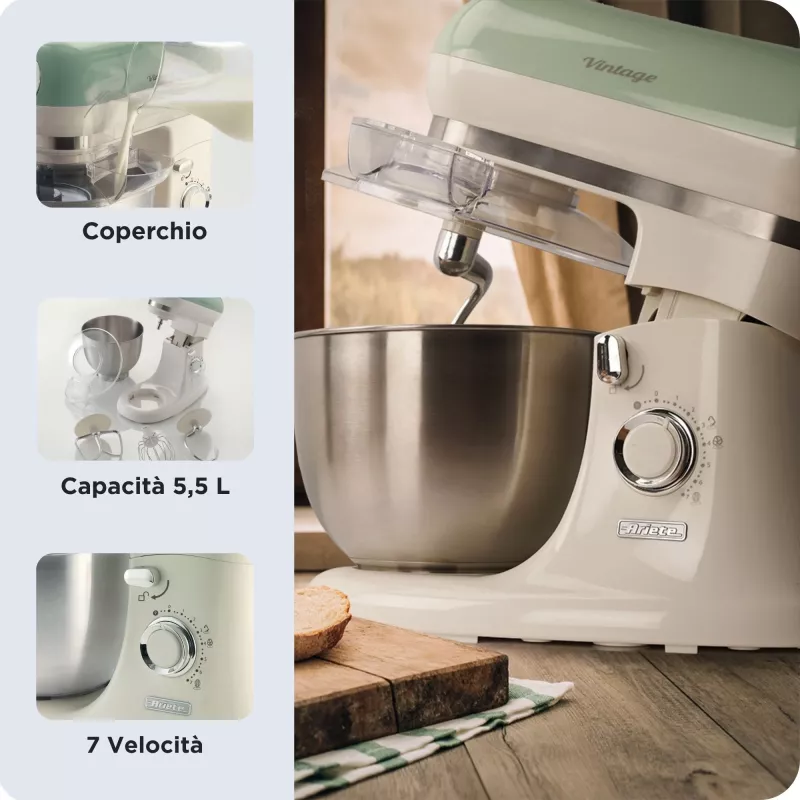 Virtuvinis kombainas Ariete 1588 2400 W 5,5 L žaliai balta