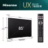 Hisense 85UXNQ 2.16 m (85 colių) 4K Ultra HD išmanusis televizorius Wi-Fi juodas, pilkas 700 cd/m²