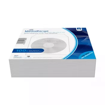 Vokas optiniam diskui MediaRange BOX62, 1 diskas, baltas