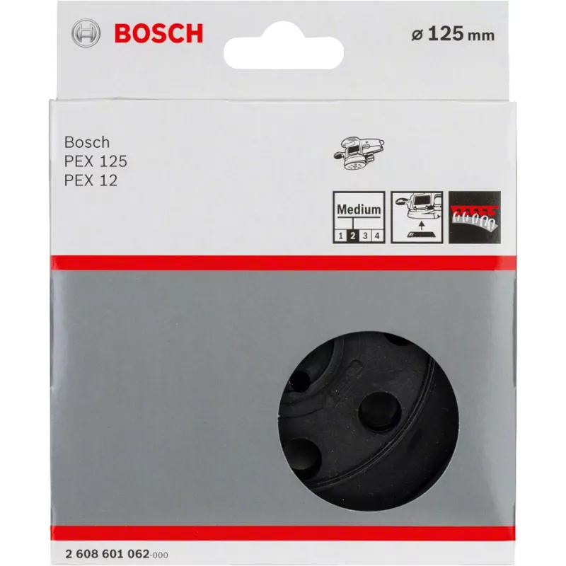 Bosch 2 608 601 062 šlifavimo diskas, 125 mm, vidutinio kietumo, 1 vnt.