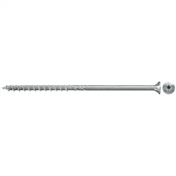 Medienos konstrukcinis varžtas FISCHER PowerFast II 8,0x220 mm įleidžiama galvute TX cinkuotas