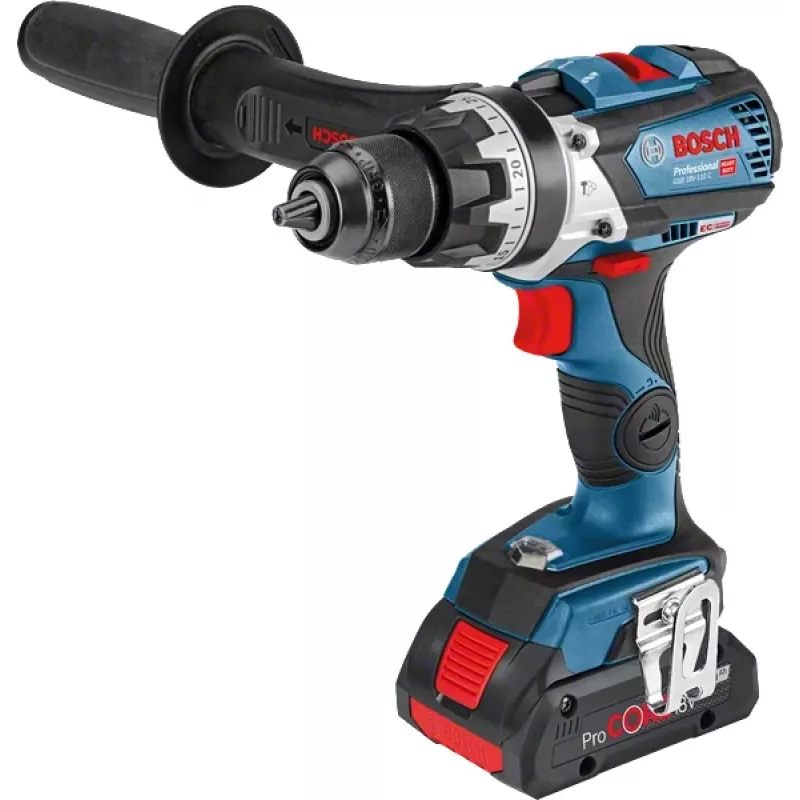 Bosch GSB 18V-110 C belaidis gręžtuvas-suktuvas 2100 aps./min., 1,9 kg, juodas, mėlynas