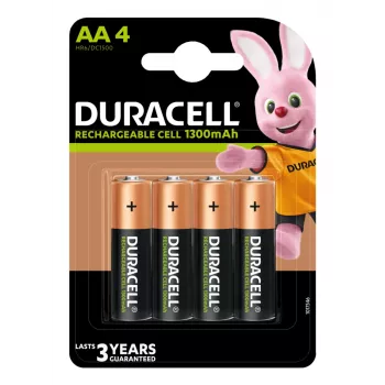 Duracell DUR039247 įkraunama baterija AA 4 vnt. 1300 mAh NiMH