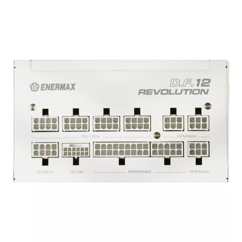ENERMAX Revolution D.F. 12 850W 20+4 Pin ATX baltas maitinimo blokas