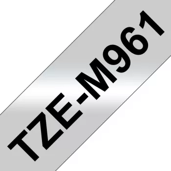 Brother TZE-M961 sidabrinė lipni juosta etiketėms