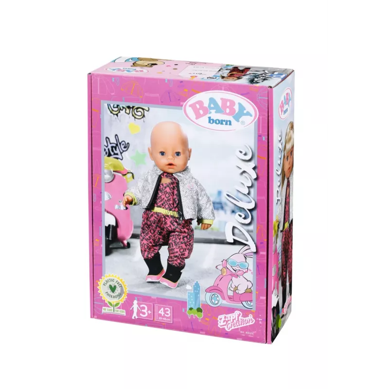 Paspirtukas lėlei BABY born City Deluxe Scooter Combo