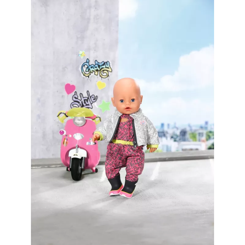 Paspirtukas lėlei BABY born City Deluxe Scooter Combo
