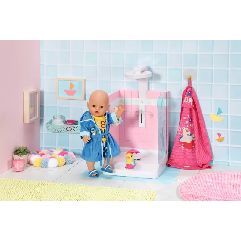 Lėlės vonios kambarys BABY born Bath Walk in Shower, rekomenduojamas nuo 3 metų
