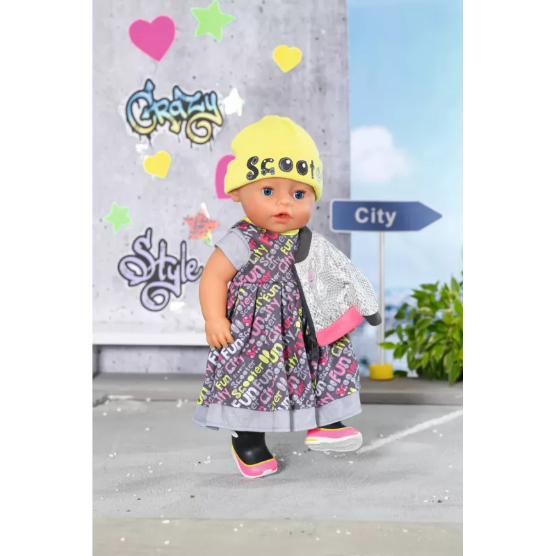 Lėlės drabužių rinkinys BABY born City Deluxe Style nuo 3 metų 180 g