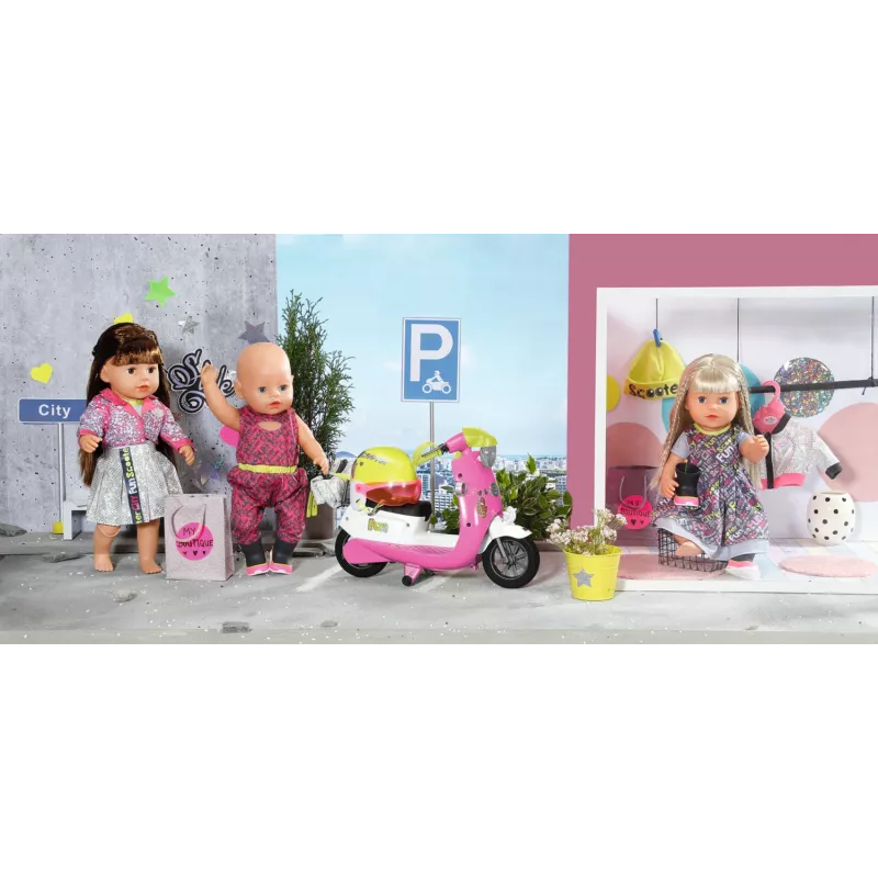 Lėlės drabužių rinkinys BABY born City Deluxe Style nuo 3 metų 180 g