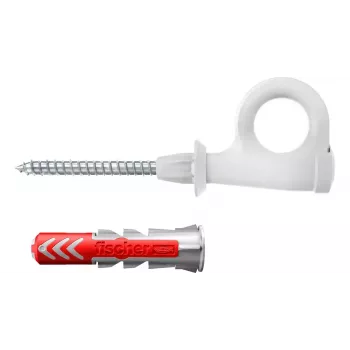 Fischer 564173 varžtų kabliukų ir kaiščių rinkinys 25 vnt. plastikiniai 8 mm