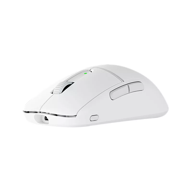 Turtle Beach Burst II Air White – 2,4 GHz belaidė žaidimų pelė: 47 g itin lengva, optiniai jungikliai, 26K DPI optinis jutiklis, „Bluetooth“, 120 h baterija