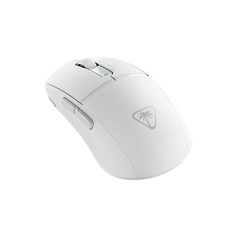 Turtle Beach Burst II Air White – 2,4 GHz belaidė žaidimų pelė: 47 g itin lengva, optiniai jungikliai, 26K DPI optinis jutiklis, „Bluetooth“, 120 h baterija