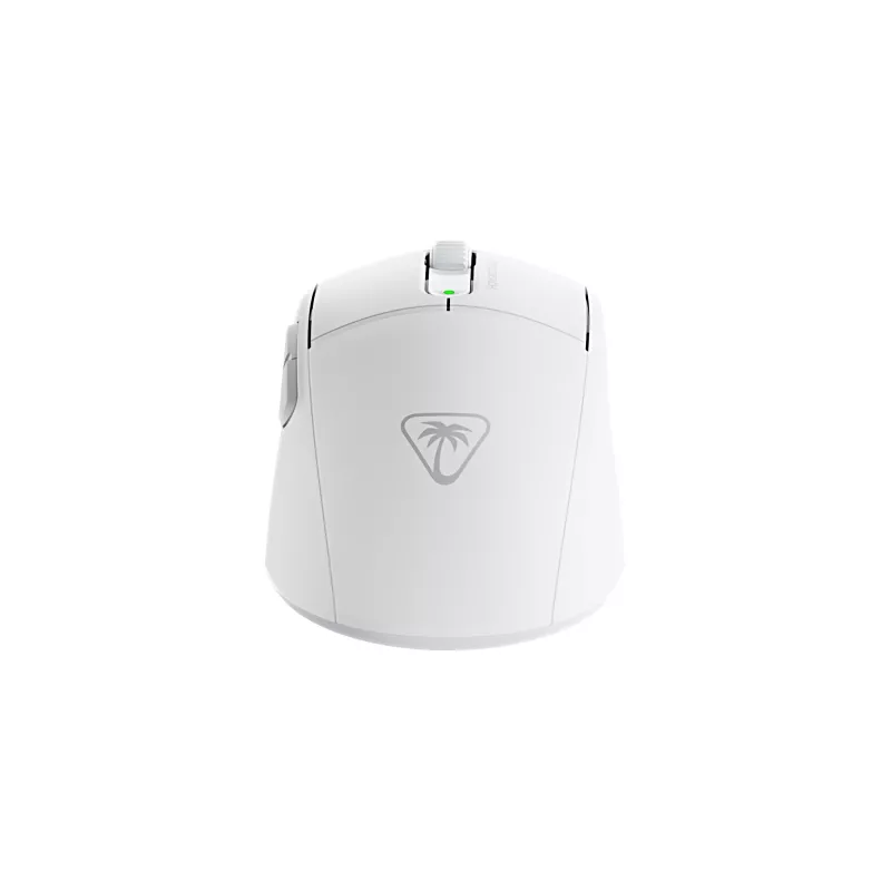 Turtle Beach Burst II Air White – 2,4 GHz belaidė žaidimų pelė: 47 g itin lengva, optiniai jungikliai, 26K DPI optinis jutiklis, „Bluetooth“, 120 h baterija