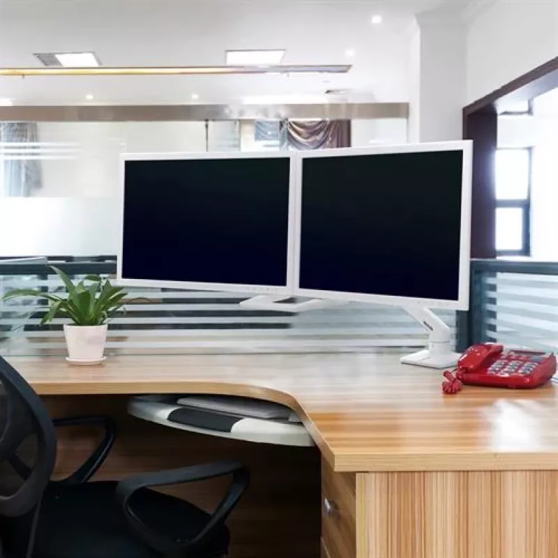 ERGOTRON Hx Desk Dual Monitor Arm White (45-476-216) – Dviejų monitorių laikiklis
