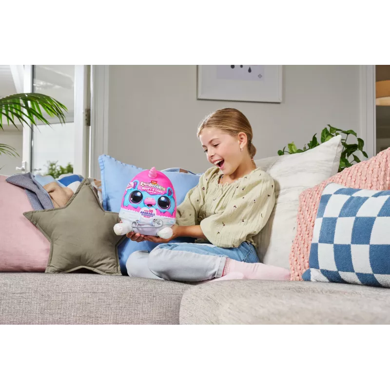 Zuru Rainbocorns Adopt-A-Corn Surprise minkštas žaisliukas – rinktinis mini personažas (asortimente)