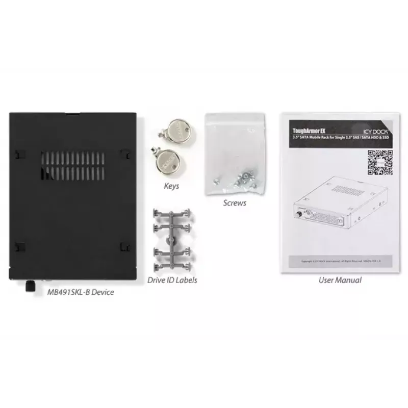 Kreiptuvas diskams Icy Dock MB491SKL-B