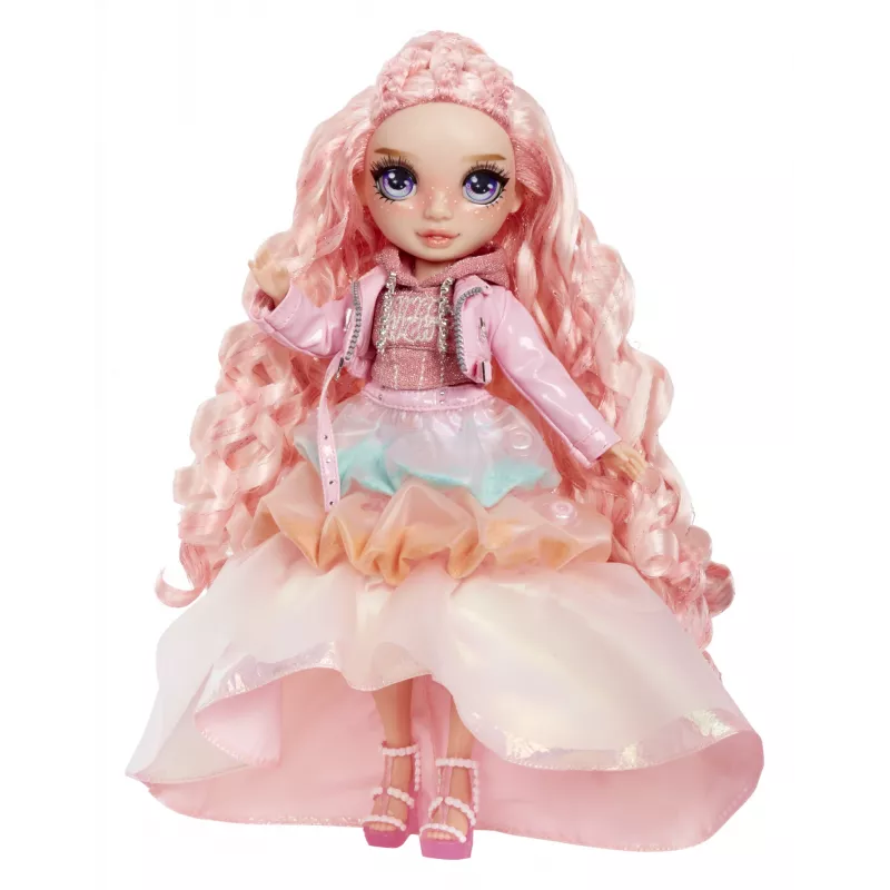 Lėlė Rainbow High Winter Wonderland – Bella (rožinė) – mados lėlė, 280 mm, įvairiaspalvė