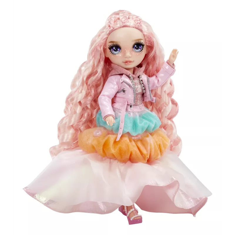 Lėlė Rainbow High Winter Wonderland – Bella (rožinė) – mados lėlė, 280 mm, įvairiaspalvė
