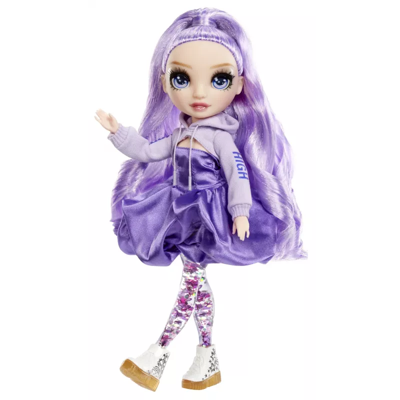 Rainbow High Sparkle & Shine mados lėlė – Viola (violetinė)