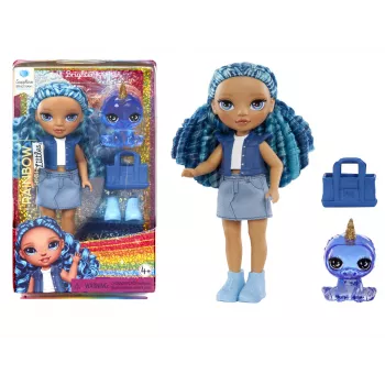 Rainbow High Littles Lėlė – Safyras (Mėlyna), Mados lėlė, Moteriška, 4 m., Berniukai/Mergaitės, Įvairiaspalvė