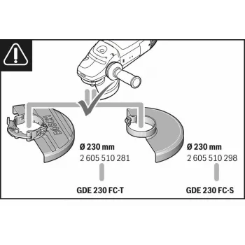 Bosch GDE 230 FC-S Professional dulkių nusiurbimo sistema
