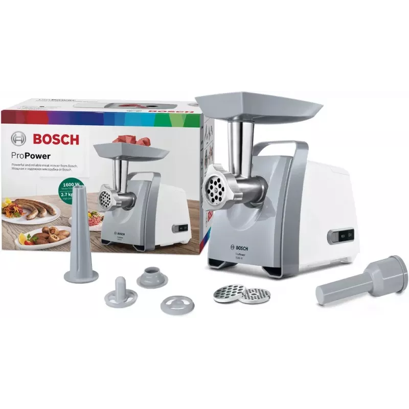 Mėsmalė Bosch MFW45020, 500 W, balta