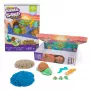 Kinetic Sand Project Planet Turtle Beach – Paplūdimio rinkinys su 14 oz smėliu, įrankiais ir formomis, tvarūs žaislai vaikams