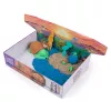 Kinetic Sand Project Planet Turtle Beach – Paplūdimio rinkinys su 14 oz smėliu, įrankiais ir formomis, tvarūs žaislai vaikams