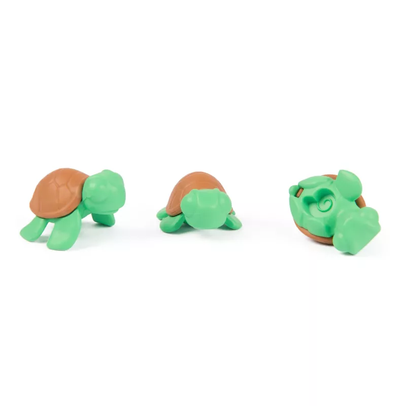 Kinetic Sand Project Planet Turtle Beach – Paplūdimio rinkinys su 14 oz smėliu, įrankiais ir formomis, tvarūs žaislai vaikams