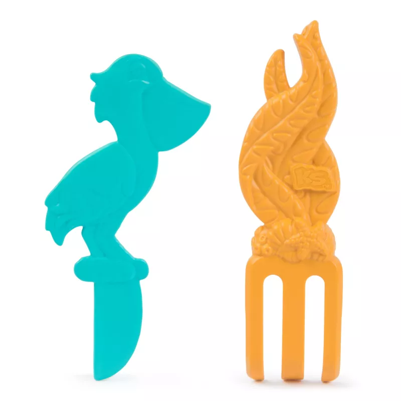 Kinetic Sand Project Planet Turtle Beach – Paplūdimio rinkinys su 14 oz smėliu, įrankiais ir formomis, tvarūs žaislai vaikams