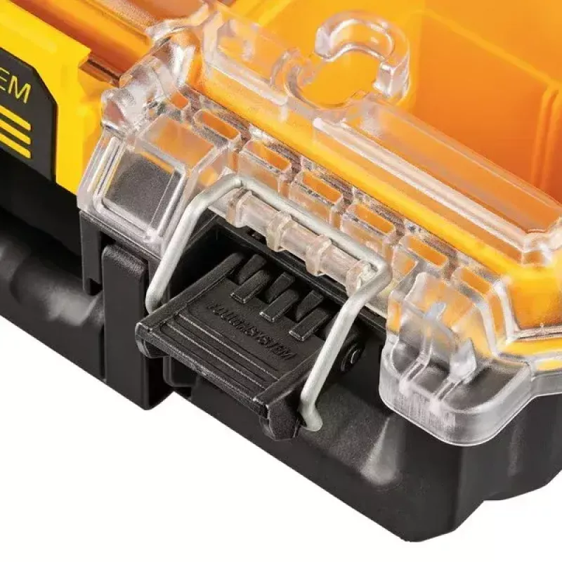 Dėžė įrankiams DeWALT ToughSystem 2.0 Juoda Skaidri Geltona 6 Kišenės