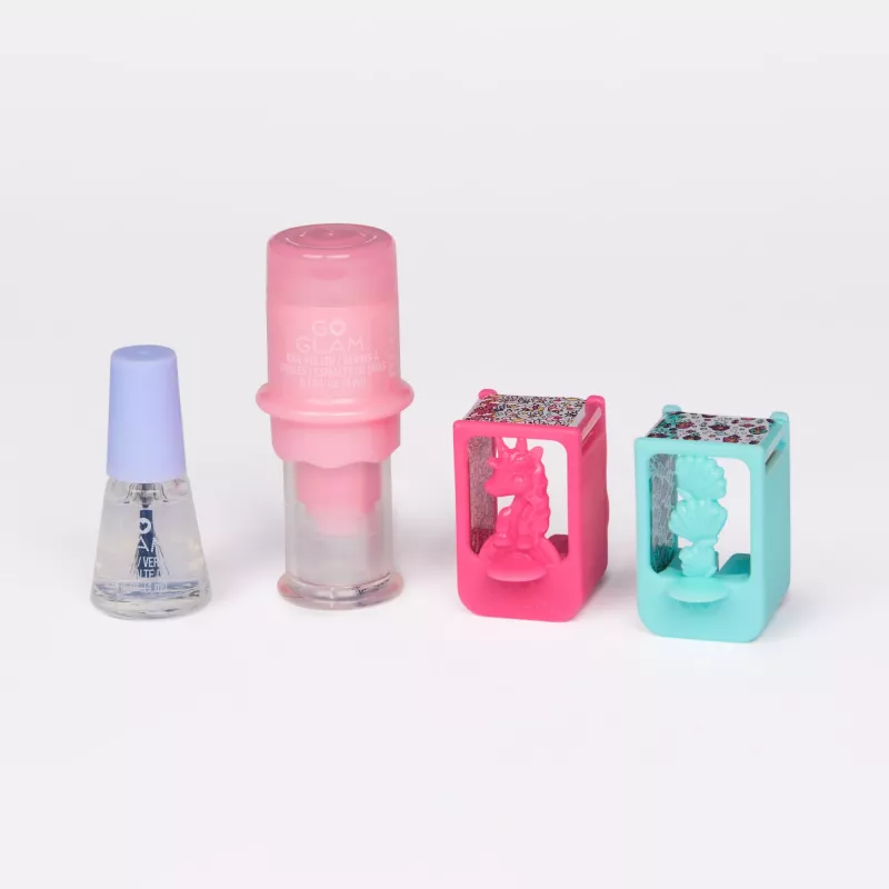 Cool Maker GO GLAM Nagų rinkinio papildymas, Vienaragio undinės dizainas, 80 nagų stiliai (pakuotė gali skirtis), vaikų amatų žaislai nuo 7 metų