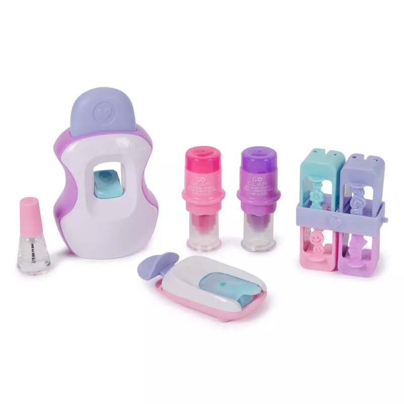 Nagų salono rinkinys Spinmaster Cool Maker Go Glam 6070509 vaikų nagų dailės komplektas „pasidaryk pati“