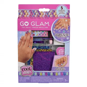 Cool Maker Mix & Mani Folijos Nagų Rinkinys su 6 Lakštais ir Lipdukais 5 Manikiūrams (Pakuotė Gali Skirtis), Kūrybinis Žaislas Mergaitėms Nuo 7 Metų