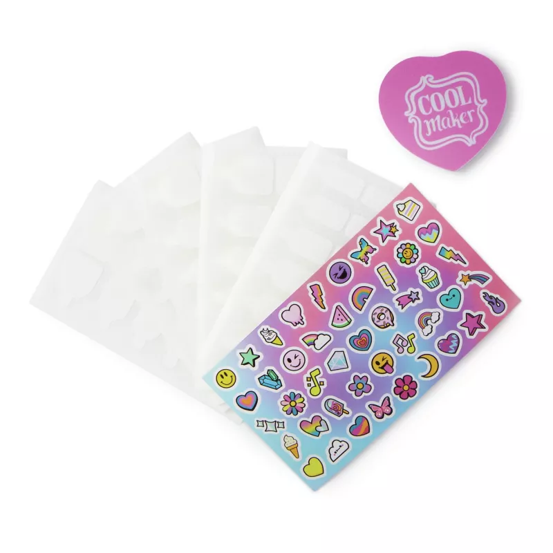 Cool Maker Mix & Mani Folijos Nagų Rinkinys su 6 Lakštais ir Lipdukais 5 Manikiūrams (Pakuotė Gali Skirtis), Kūrybinis Žaislas Mergaitėms Nuo 7 Metų