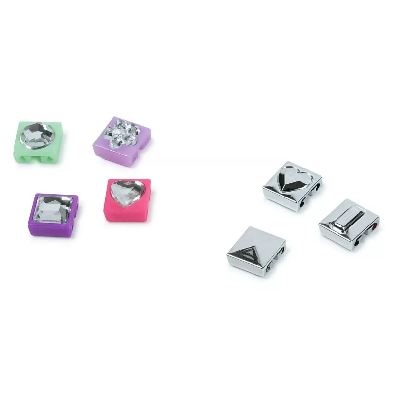 Cool Maker PopStyle Papildymo Rinkinys Apyrankėms, Virš 50 Karoliukų, 3 Apyrankės, 7+ Metų