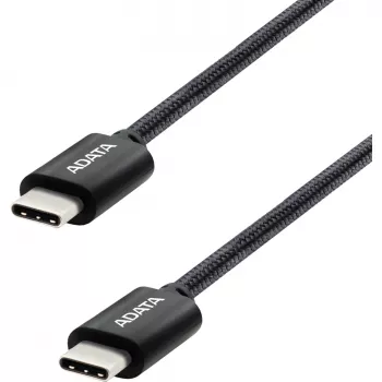 USB-C į USB-C laidas ADATA CACC-100PN-BK, USB 2.0, 1 m, juodas